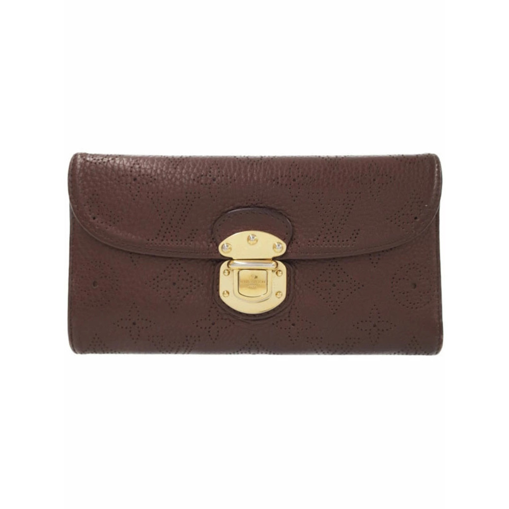 Louis Vuitton Mahina Portefeuille Amelia Tri fold Long Wallet